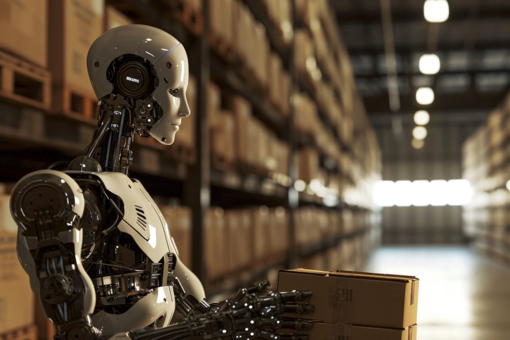 Robot at factory
