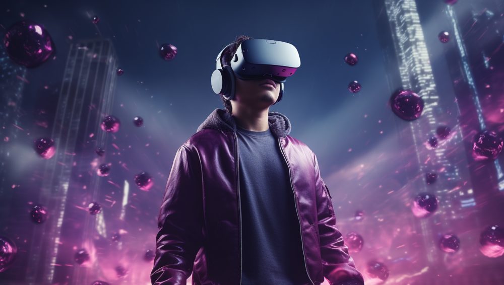 VR kullanan kişi
