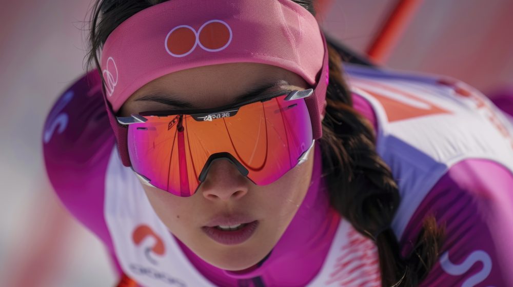 Olimpiyat Oyunları Şampiyonası'nda yarışan kadın