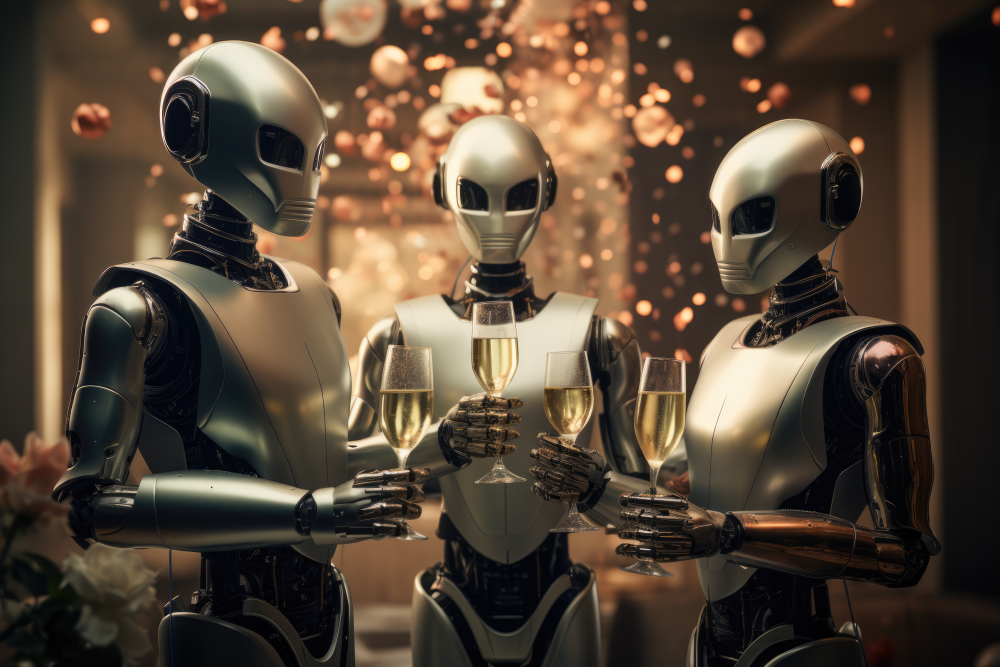 New year with robots